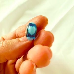 Pandora blue heart charm